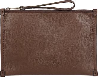 Lancel Jour Textured Cow Leather Zipped Wristlet