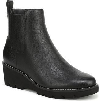 Vionic Aria 2.0 Platform Wedge Bootie in Black at Nordstrom Rack, Size 7.5