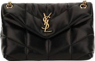 Saint Laurent Puffer Toy Shoulder Bag Black