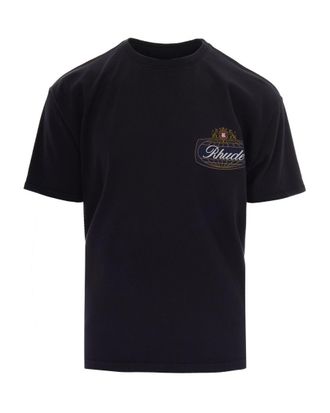 Rhude Black Crew Neck T-Shirt