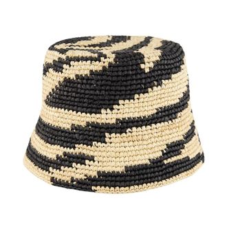 Zimmermann Accessoires, Dames, Veelkleurig, ONE Size, Raffia Bucket Hat