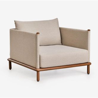 Sklum Sklum - Sill&oacute;n En Madera De Acacia Olivia