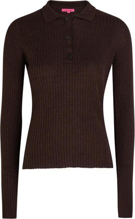 The Elder Statesman Polo a coste - Marrone