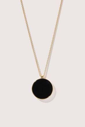 Otiumberg 14kt Gold Vermeil Onyx Sphere Pendant in Yellow Toned Gold at Nordstrom