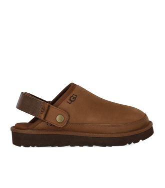 UGG CLOG GOLDENCOAST II NUBUCK DARK CHESTNUT UGG