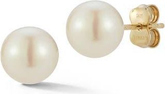 Ember Fine Jewelry 14K Gold Freshwater Pearl Stud Earrings at Nordstrom Rack