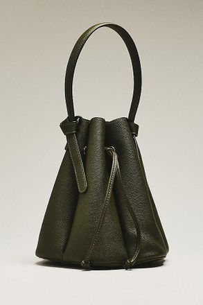 Melie Bianco Laguna Cinched Vegan Leather Bucket Bag