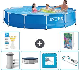 Intex Piscina Con Estructura Redonda - 366x76 Cm - 7-piezas S183