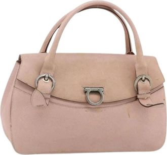 Ferragamo Pre-owned Handbags, female, Pink, Size: ONE SIZE Pre-owned Hand Bag