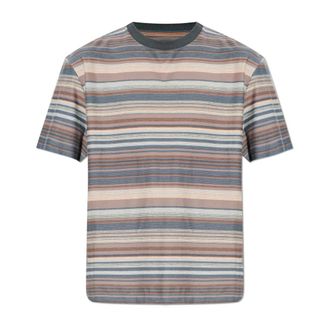 Paul Smith T-Shirts, male, Multicolor, Size: 2XL Striped Pattern T-Shirt