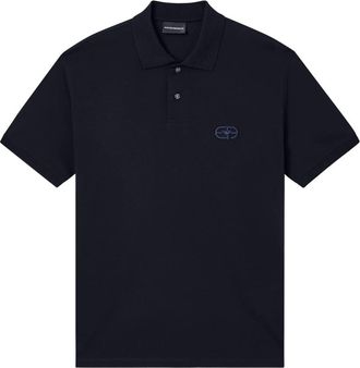Emporio Armani Polo Shirts - Heren - Polos - Blauw - 2XL - Tops