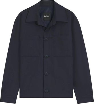 HUGO BOSS Hombre, Chaquetas, Azul, Talla: M