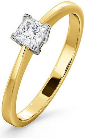 The Diamond Store Certified Lauren 18K Gold Diamond Engagement Ring 0.33CT-G-H/SI