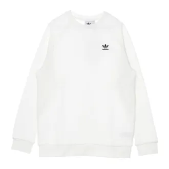 adidas Hoodies & sweatvesten, Heren, Wit, XL, Katoen, Lichtgewicht Crewneck Sweatshirt