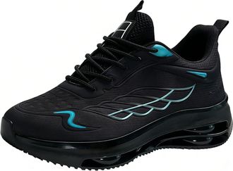 Generic 2026 Running Shoes Classic Casual Sneakers for Outdoor Walking Travel Lightweight Comfortable Breathable Sports (Black, 6.5)