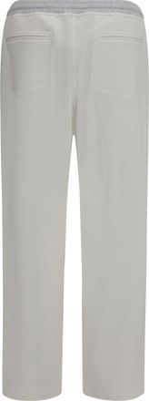 Brunello Cucinelli Mens Cotton Pants Off White+perla Cotton; Elastane Trousers