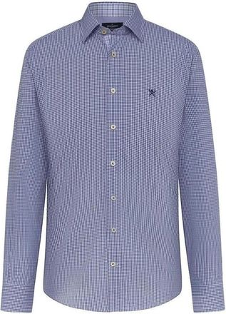 Hackett Camicia a micro-quadri - - Shirts - Uomo - Blu - L