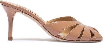 Arteana Savona 75 Peep Toe Slide in Walnut at Nordstrom, Size 39