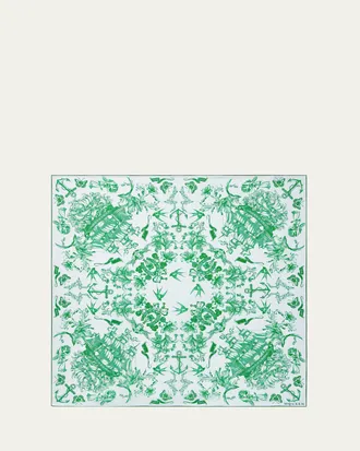 Alexander McQueen Alexander Mcqueen Printed Silk Foulard
