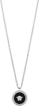 Versace Enamel Medusa Chain Necklace