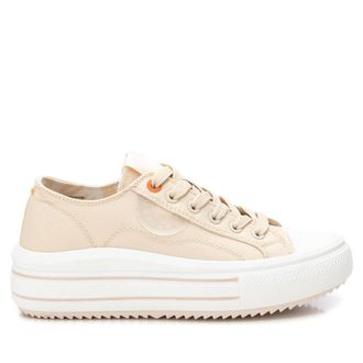 Xti Womens Platform Canvas Sneakers Refresh By Xti