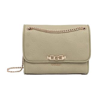Guess Anise Convertible Flap - Dames - Schoudertassen - Groen - ONE Size - Leer - Tassen