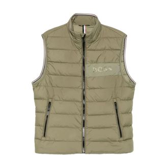 HUGO BOSS Jassen, Heren, Groen, M, Polyester, H-Cenito Vest