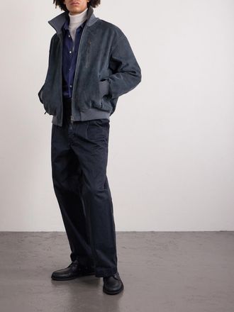 A Kind Of Guise + Nanamica Suede Bomber Jacket