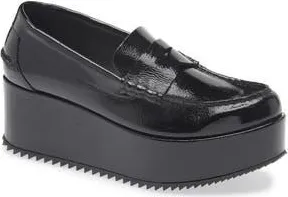 Pedro Garcia Nusa Platform Penny Loafer in Black at Nordstrom Rack, Size 9.5Us / 39.5Eu