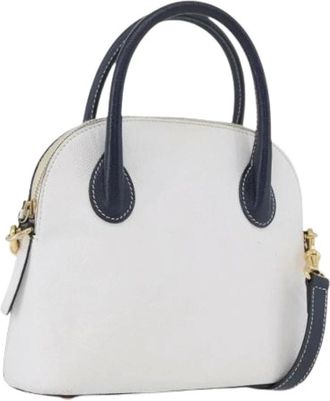 Celine Pre-owned Handbags, female, White, Size: ONE SIZE Pre-owned Vintage Leather Handbag