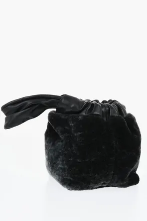 Jil Sander Borsa Da Polso in Pelliccia Jil Sander