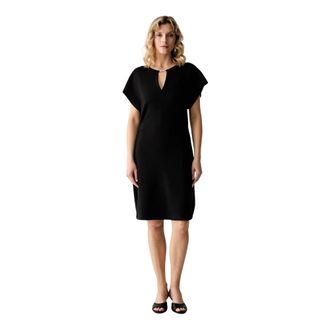 Guess Morgana Mini Jurk - Dames - Feestkleedjes - Zwart - XS - Polyester - Kleedjes