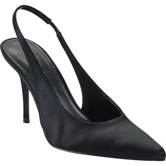 Marc Fisher Leynne Slingback Pointed Toe Pump in Black at Nordstrom Rack, Size 7.5