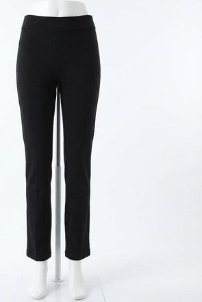 Spanx Perfect Ponte Slim Straight Pant In Classic Black
