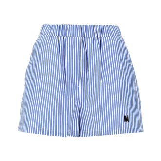 Msgm Short Shorts, female, Blue, Size: XS Bermuda Shorts