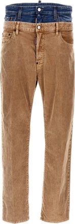 Dsquared2 Beige Mid Rise Jeans