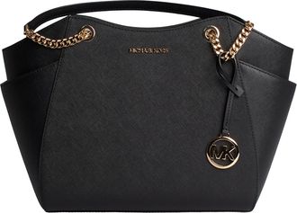 Michael Kors Jet Set Travel Grote Leren Schoudertas 35F4STVE3V voor Vrouwen