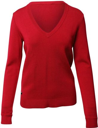 H&eacute;rve L&eacute;ger V-neck Sweater in Red Rayon