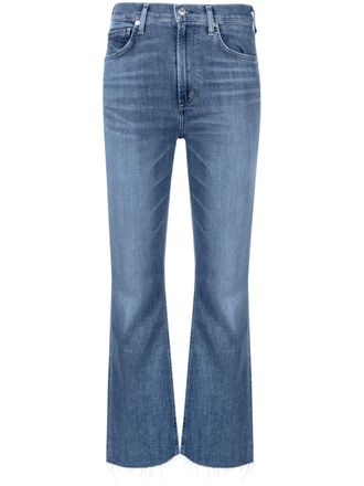 Citizens Of Humanity Isla cropped bootcut jeans - Blue