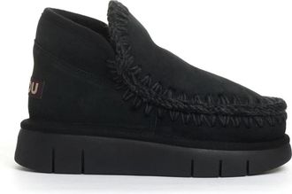 Mou Zwarte Su&egrave;de Bounce Eskimo Laarzen - Dames - Winterlaarzen - Zwart - 37 EU - Su&egrave;de - Schoenen