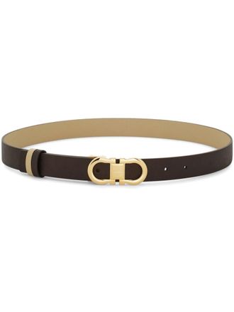 Ferragamo Dark Brown Cut To Size Buckle Belt