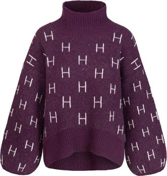 H&eacute;st Sweatshirts & Hoodies - Dames - Coltruien - Paars - M - Truien & Vesten