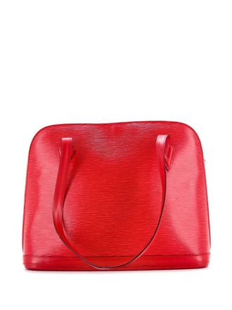 Louis Vuitton Lussac Handbag Epi Leather shoulder bag - Red