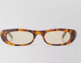 Saint Laurent acetate round sunglasses