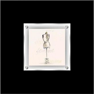 Premier Housewares Boudoir Mannequin 1 Framed Wall Art