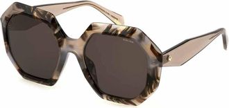 Police SPLM10 CLUE 3 0AM5 Womens Sunglasses Tortoiseshell Size 54