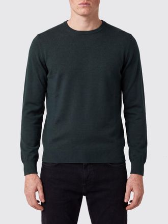 Tagliatore Maglia girocollo in 100% lana con bordi a costine