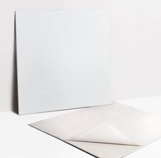 Tulup Pannelli da Parete Autoadesivi - Decorativi - Parete Piastrelle - 9 Pezzi Piastrelle - 9x30x30 cm - Colore Grigio