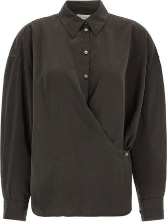 Christophe Lemaire Mujer, Blusas y Camisas, Negro, Talla: S
