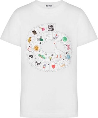 Moschino Dames, Tops, Wit, Maat: XS Zijde